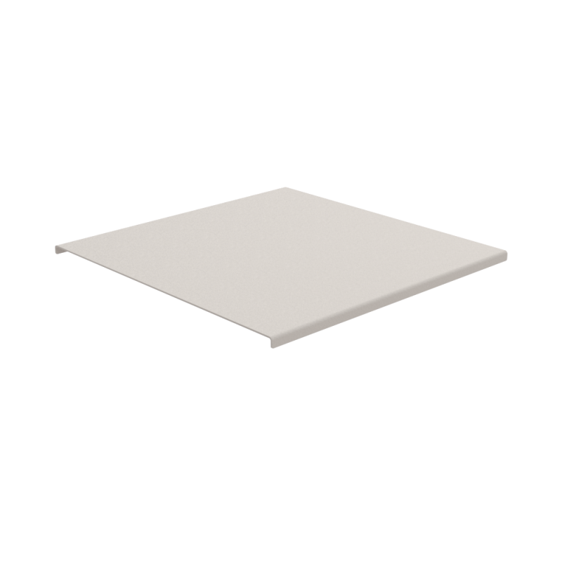 Bordsskiva pall/bord sandgrå stål